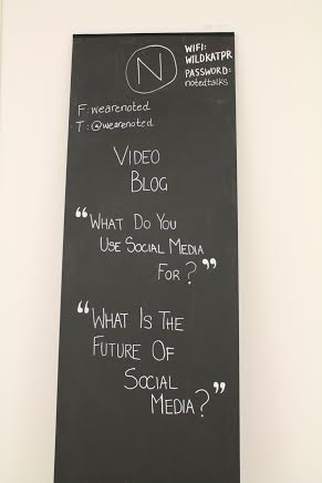 video blog board