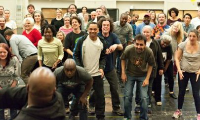 The cast of Dialogues des Carmélites in rehearsal