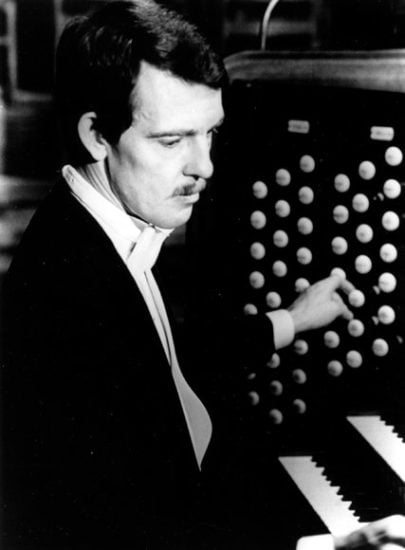  McNeil Robinson II at the Church of St. Mary the Virgin in Midtown around the 1970s or ’80s. Credit American Guild of Organists 