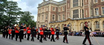 Photographer - Cpl Steve Blake RLC (Army Photographer) Today, at the Royal Military School of Music (RMSM) at Kneller Hall, Twickenham, several musicians graduated into field army bands. The Diamond Jubilee Class, Foundation Course and Rendle VC Troop all passed out of the school today, including two bandmasters graduating with honours in music. The parade was attended my Major General CJ Boag CBE and Cpl Johnson Beharry VC. NOTE TO DESKS: MoD release authorised handout images. All images remain crown copyright. Photo credit to read - Corporal Steve Blake RLC (Phot) Email: steveblake@mediaops.army.mod.uk richardwatt@mediaops.army.mod.uk shanewilkinson@mediaops.army.mod.uk Steve Blake - 07901 590150 Richard Watt - 07836 515306 Shane Wilkinson - 07901 590723