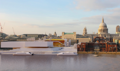 The alternative proposed location for a new concert centre, at Blackfriars. Photograph: NQHO Trust/The Guardian 
