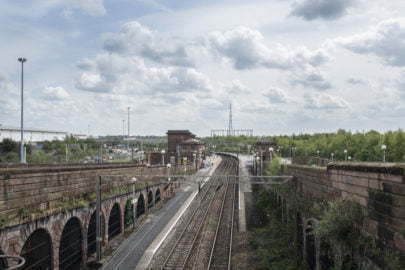 Edge Hill Station, Liverpool - Entire Station from bridge